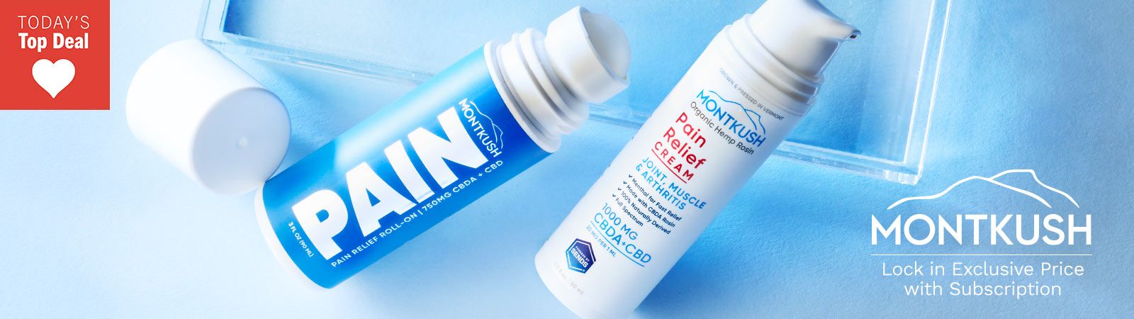 006-499 Montkush Pain Cream & Roll-On Duo