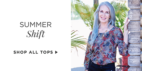 Summer Shift. Shop All Tops.