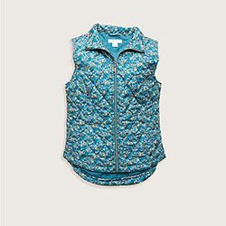 Our Quilted Zip Front Vest.