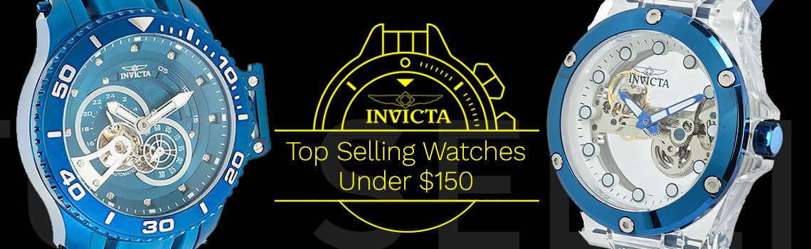 689-594 Invicta Pro Diver Scuba 50mm Automatic Diamond Accented Watch, 918-713 Invicta Speedway Ghost 48mm Mechanical Skeletonized Strap Watch