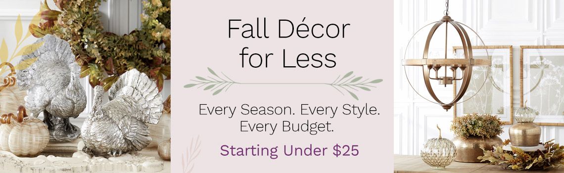 Fall Decor For Less Starting Under $25