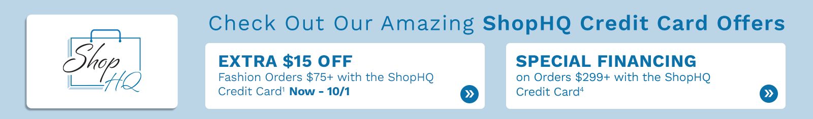 Check Out Our Amazing ShopHQ Credit Card Offers