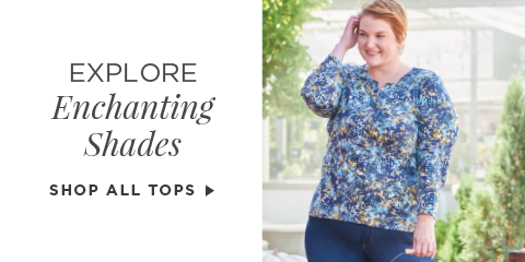 Explore Enchanting Shades. Shop All Tops.