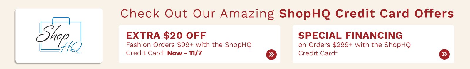 Check Out Our Amazing ShopHQ Credit Card Offers