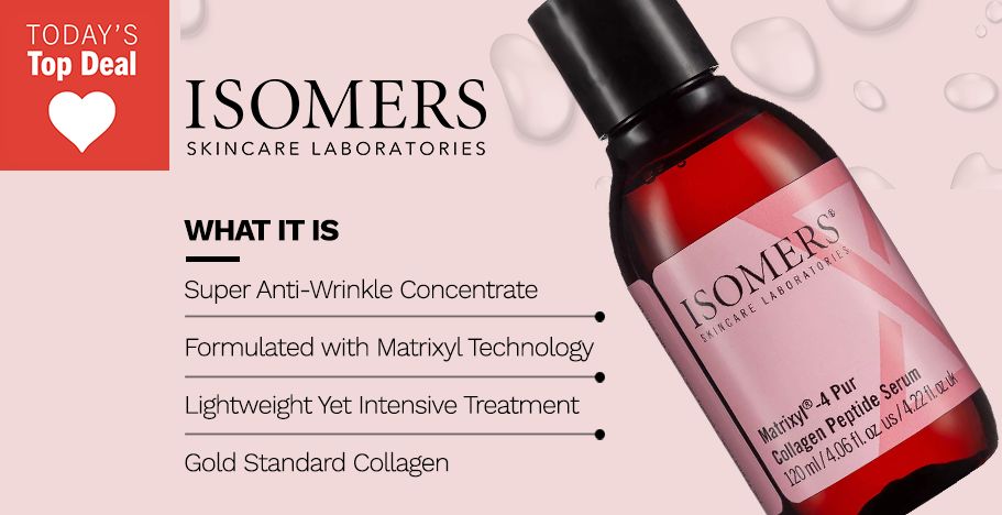 314-691 ISOMERS Skincare Super Size Matrixyl-4 Pur Collagen Peptide Serum 4.06 oz