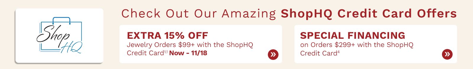 Check Out Our Amazing ShopHQ Credit Card Offers