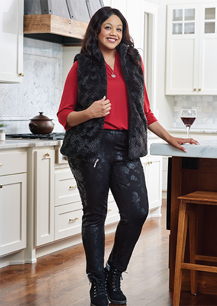 Christopher & Banks' festive, new arrivals including a lovely vest.