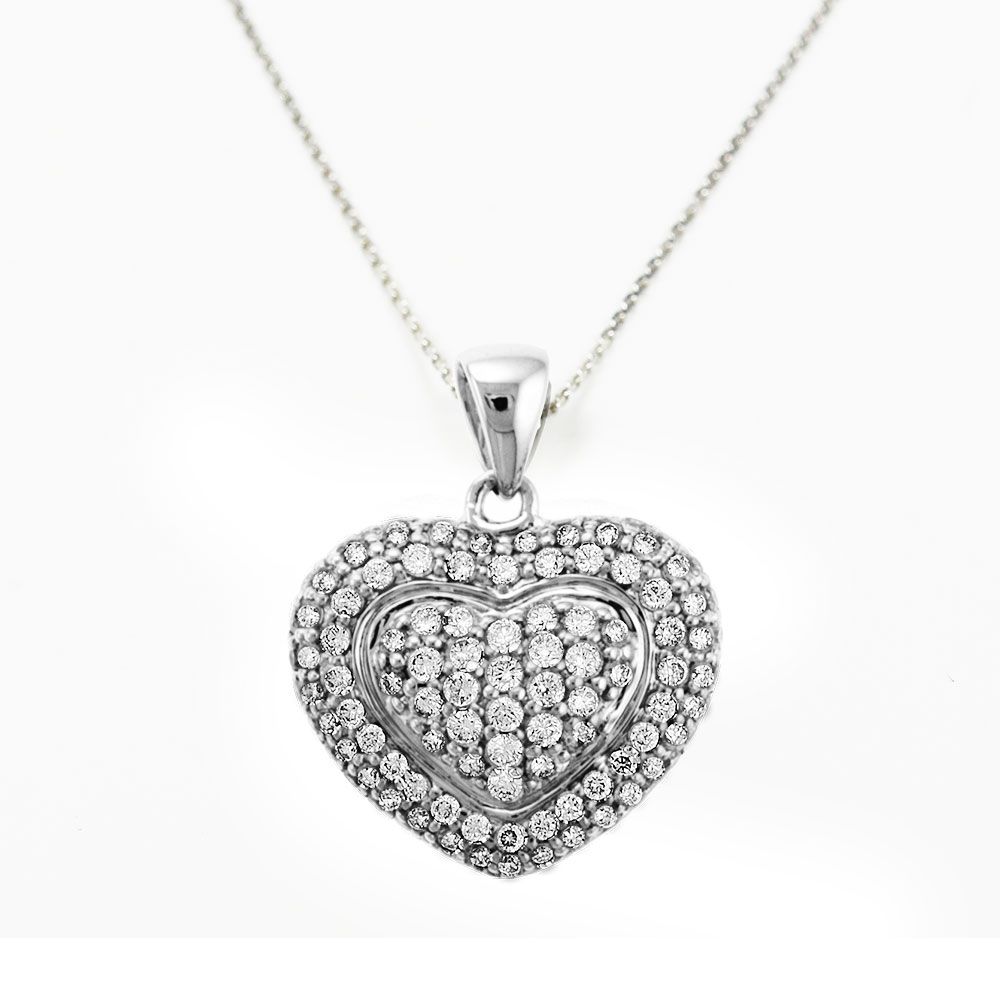 Sonia Bitton Galerie de Bijoux 14K White Gold 0 87ctw Diamond  