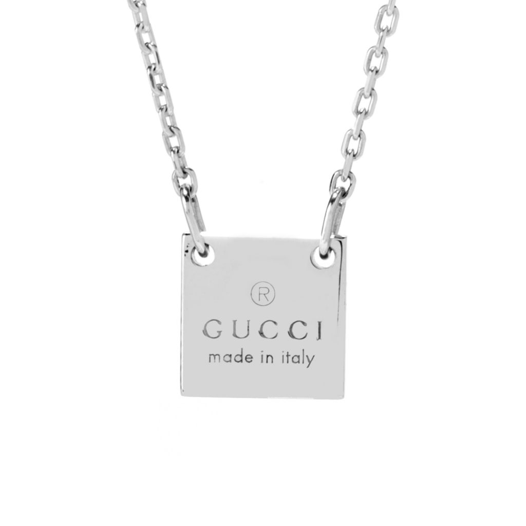 gucci square pendant necklace