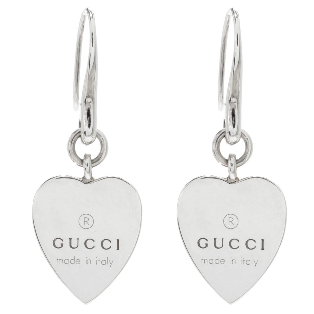 gucci silver drop earrings