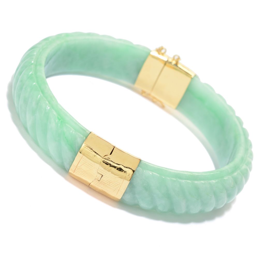 sterling silver bracelet jade bangle