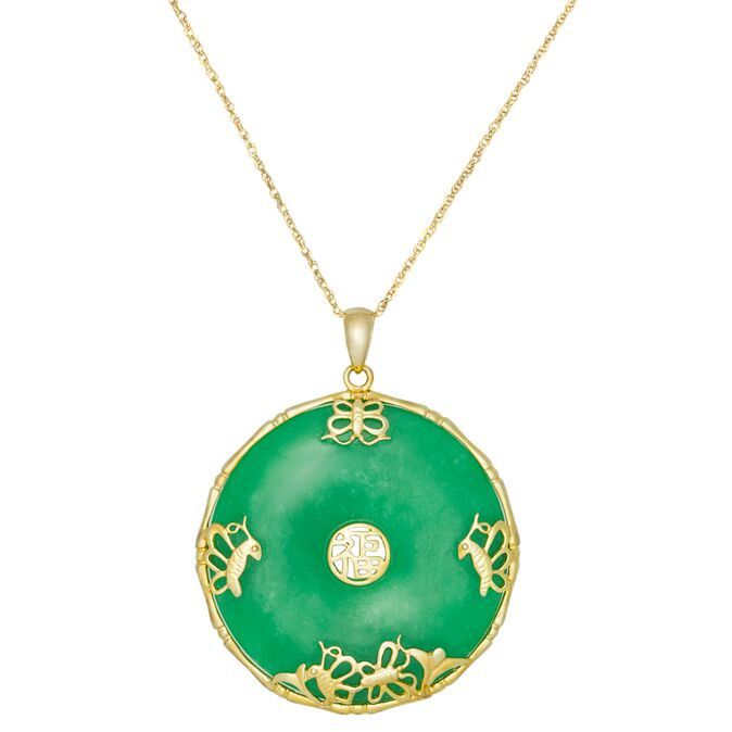 jade locket necklace