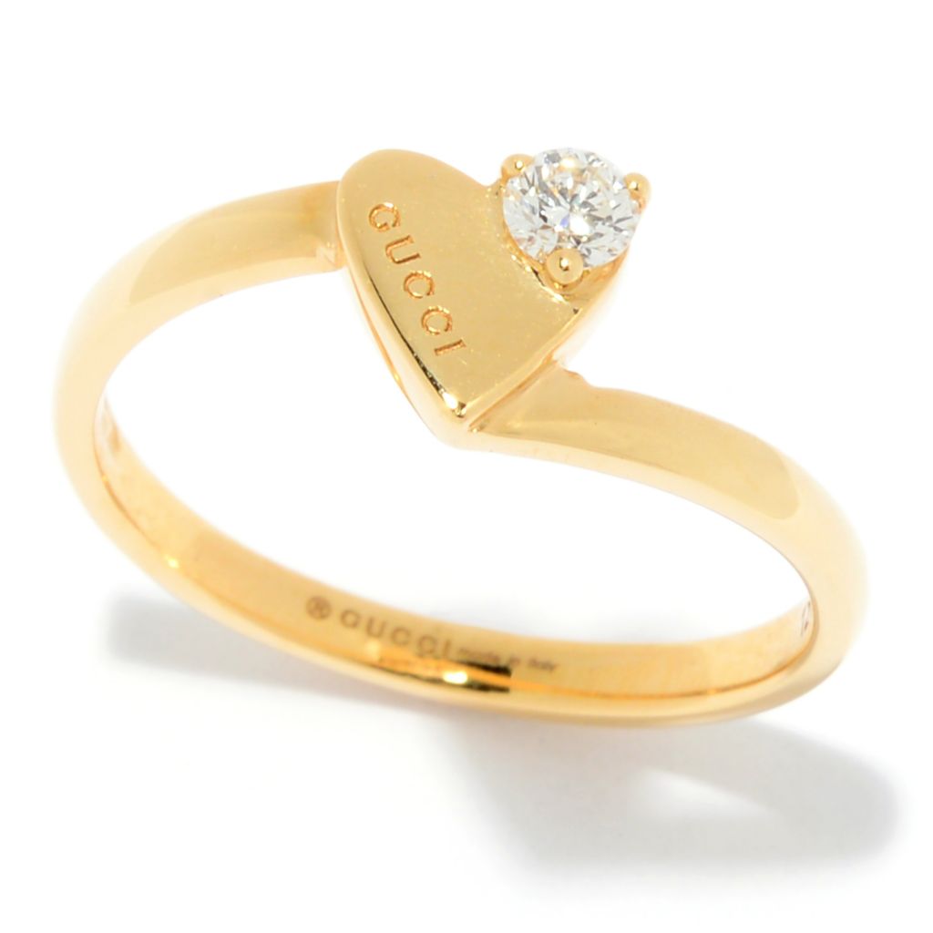 heart shaped gucci ring