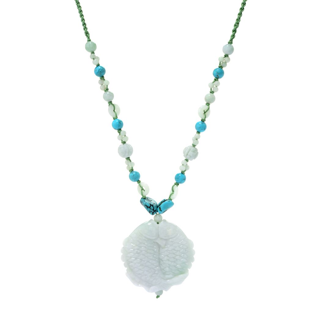 Fish Nephrite jade pendant Brown Rope adjustable necklace,gemstone bead pendant,Good Luck,best gift