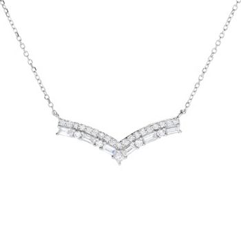 Couture Collection - 189-278 Gems of Distinction™ Couture Collection 14K White Gold 16 0.36ctw Diamond Necklace w 2 Ext - 189-278