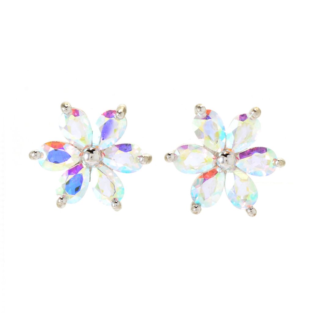 Rainbow hot sale quartz earrings