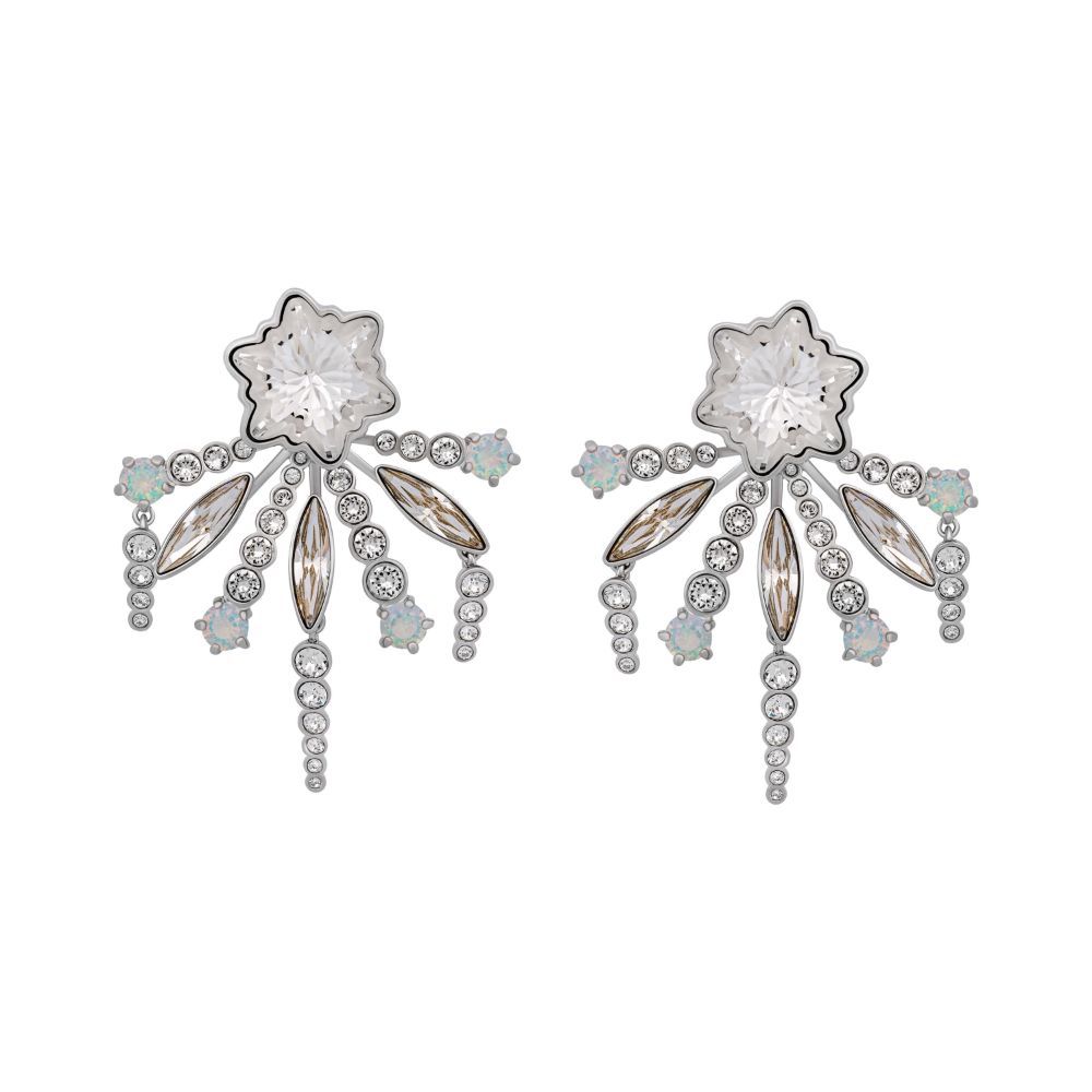 Swarovski crystal store snowflake earrings