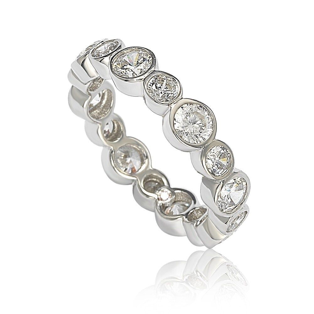 Fake diamond deals eternity band