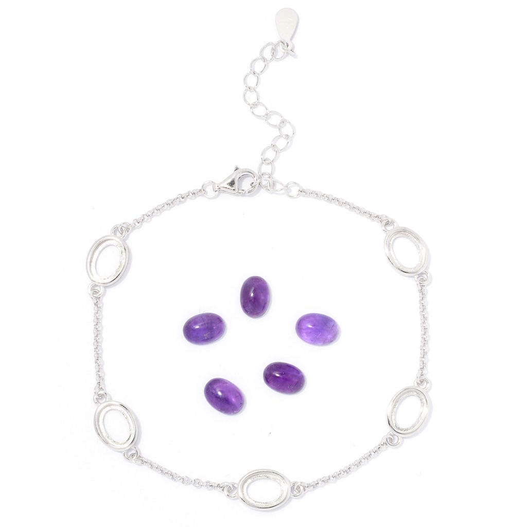 Translucent Moonstones Set In Sterling Silver Completely Hand Fabricated Sterling Chain Magnetic Clasp Necklace