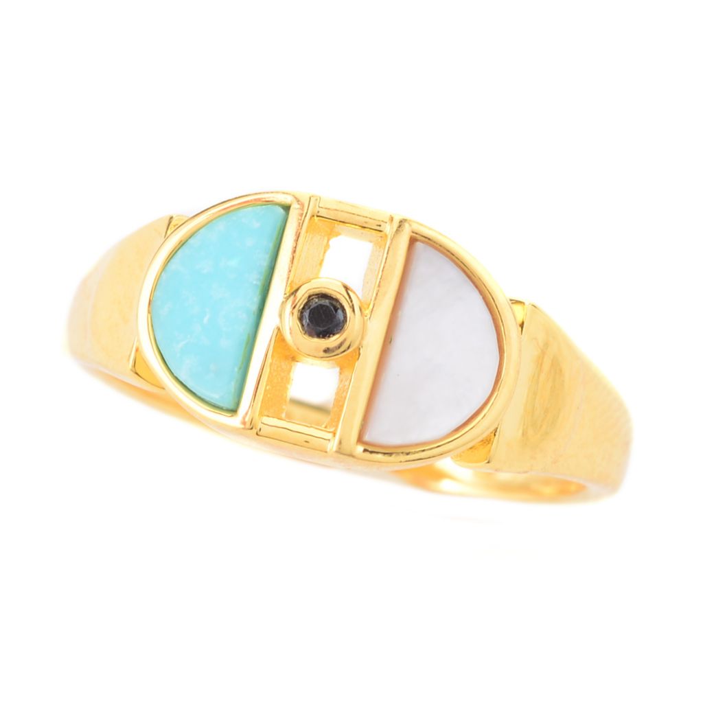 Vintage Mother of Pearl Signet Ring,Gemstone with Rainbow reflection Gift Jewellery Rings Solitaire Rings Gold Vintage Ring Gold Ring Gold Filled Mother of Pearl Ring 