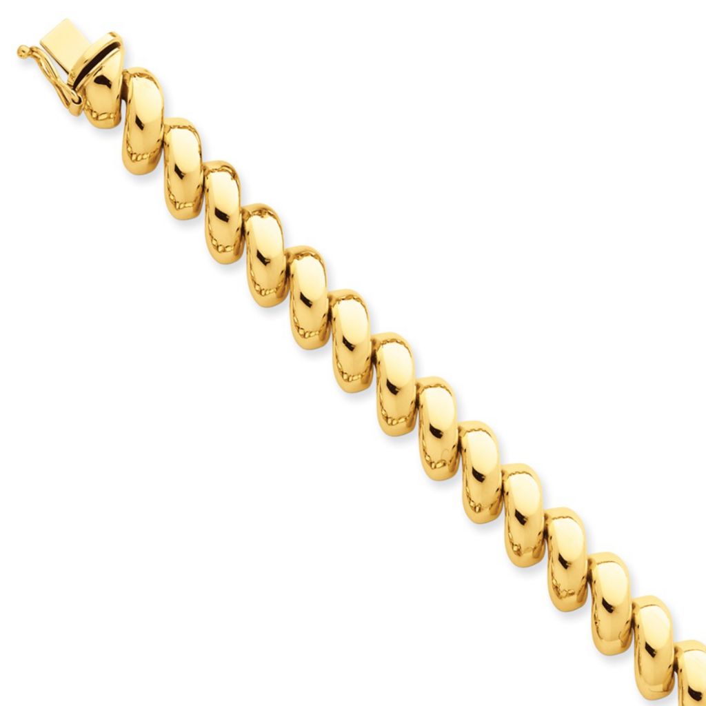 7inch x 10mm Gold Finish Ball factory Bracelet