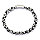 Invicta Jewelry Men's Stainless Steel Byzantine Chain Link Bracelet