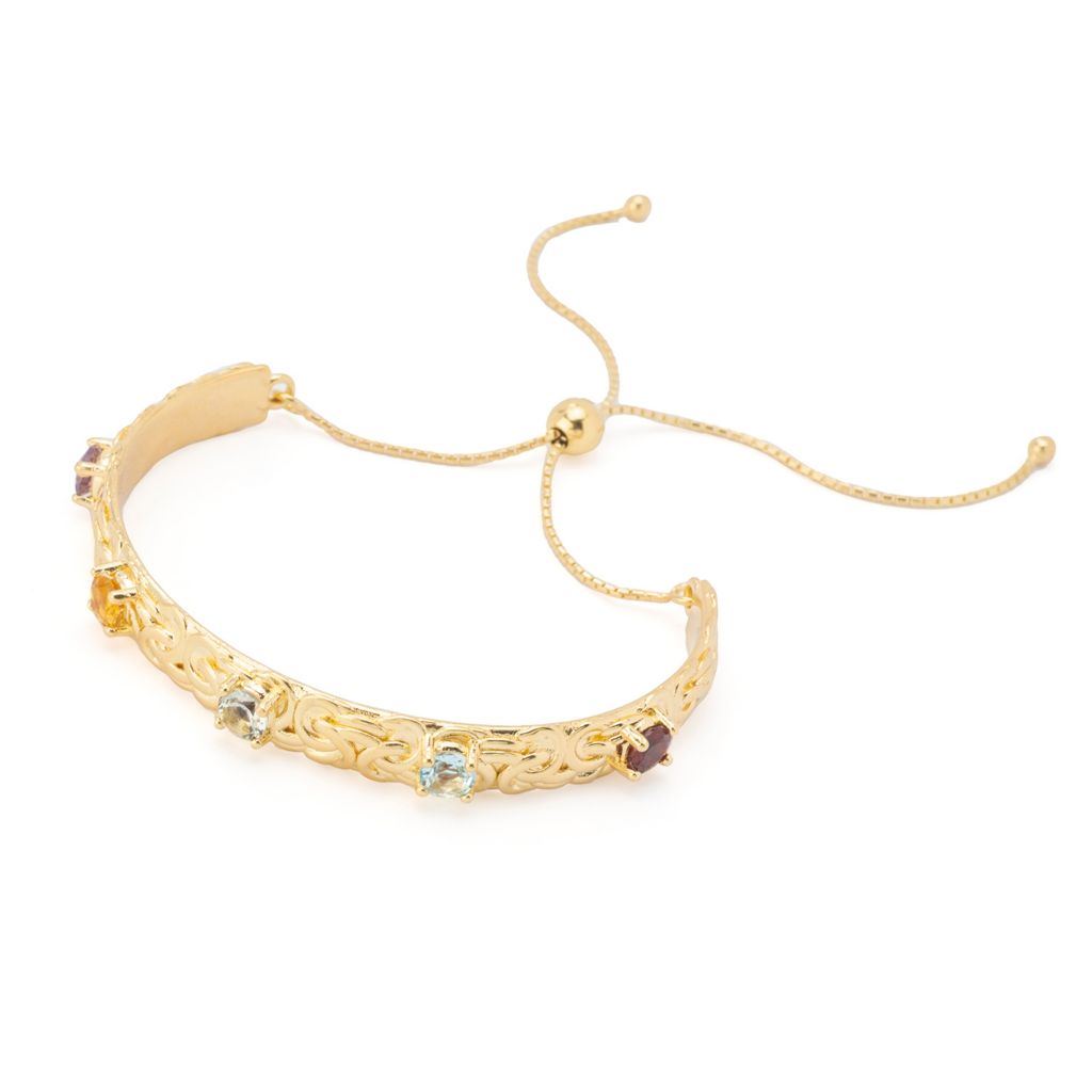 Woman Gold plated empierré classique 2 - Bijoux en Vogue Bracelet