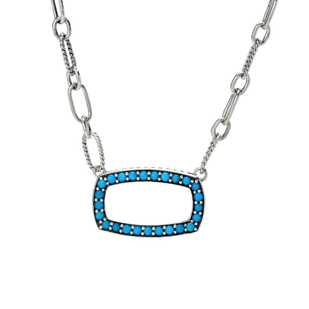 Kingman Turquoise Necklace with Magnetic Clasp - Magnetic Chains