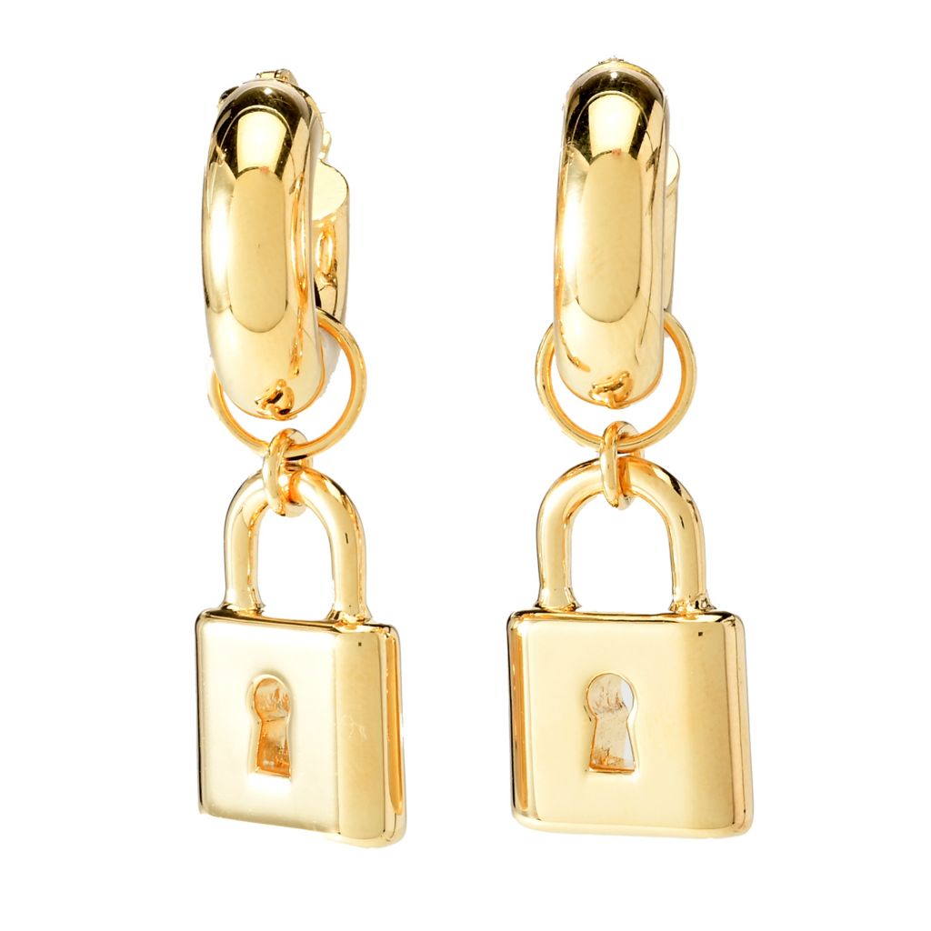 Louis Vuitton Limited Edition Heart Earrings GM Gold in Gold Metal