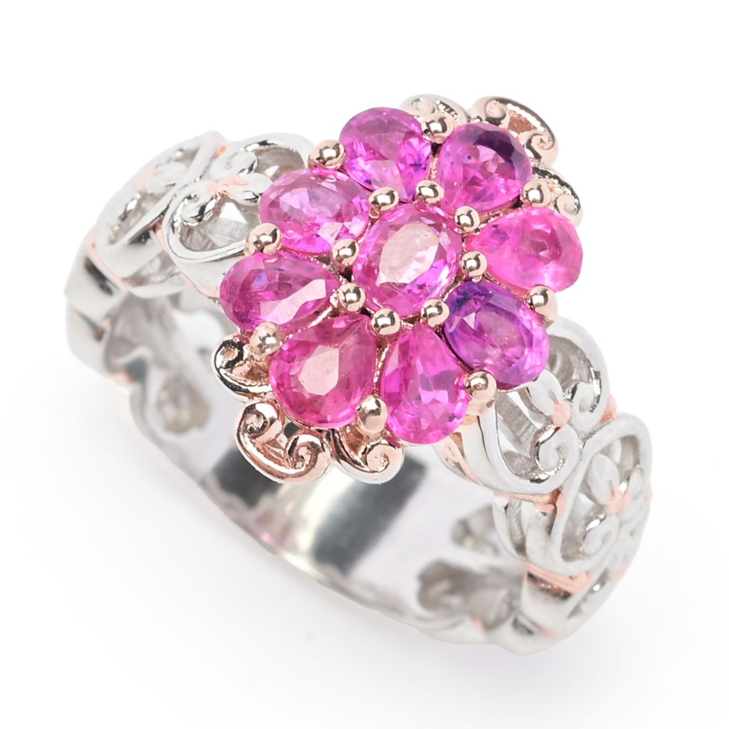 定価3.9万 新品 VEERT Pink Flower Ring 11 シルバー-