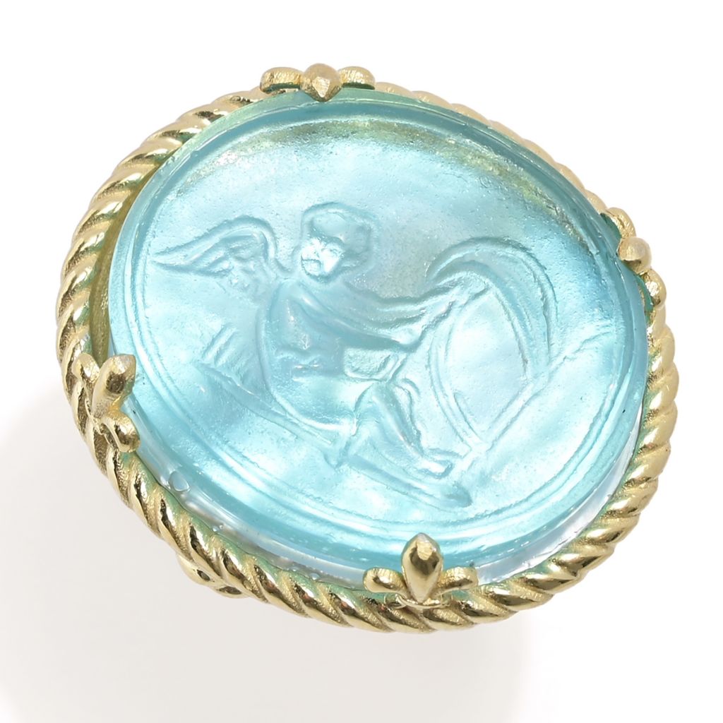 Tagliamonte 18K Gold Plated Venetian Glass Cameo & Mother-of-Pearl