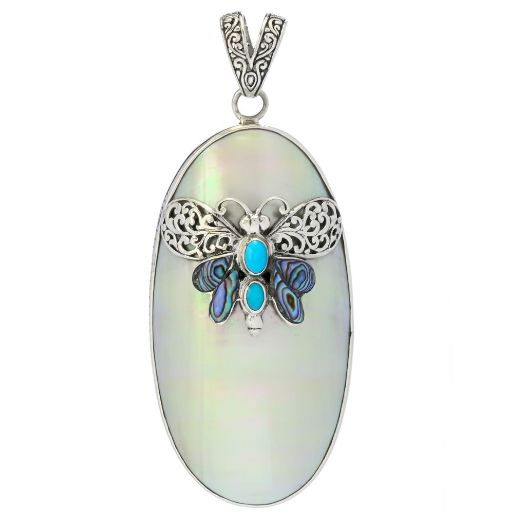 Shell Dragonfly Pendants