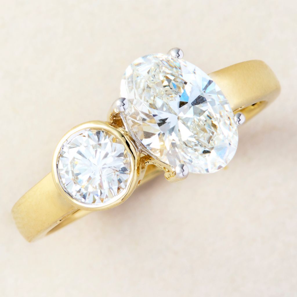 Gems of Distinction™ 14K Gold 0.30ctw Diamond Double Row Square Hoop Earrings on sale at shophq.com - 211-898