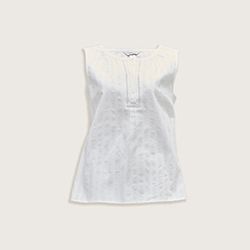 Our Lace Inset Sleeveless Shirt.