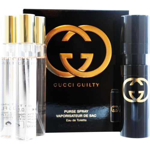 Gucci Guilty Women’s Eau de Toilette Purse Spray w/ Four Refills on sale at  shophq.com - 305-919