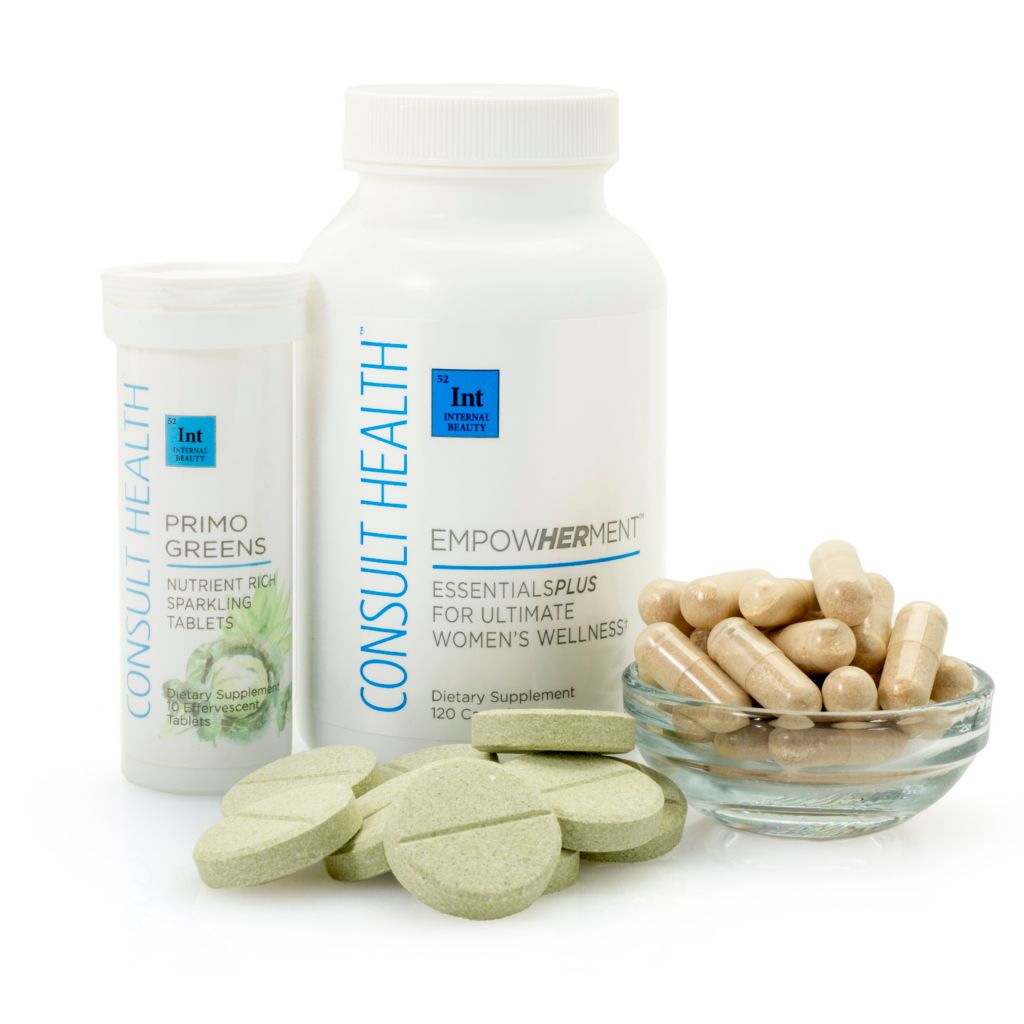 Consult Health EmpowHERment Supplement & Primo Greens (Choice of Supply) 