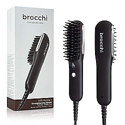 Brocchi Men's LED Styling + Straightening Brush
