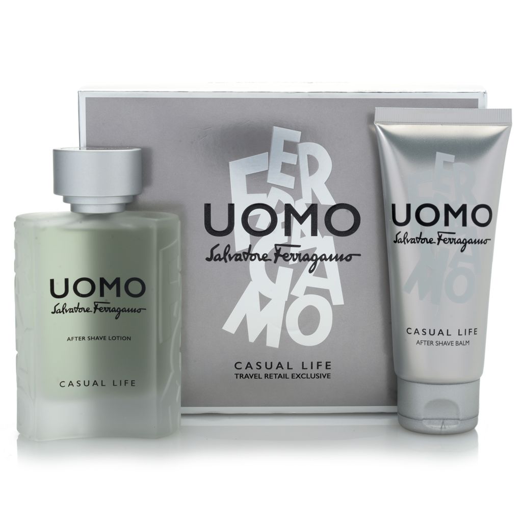 Ferragamo Uomo Casual Life After Shave Kit on sale at shophq 317 305