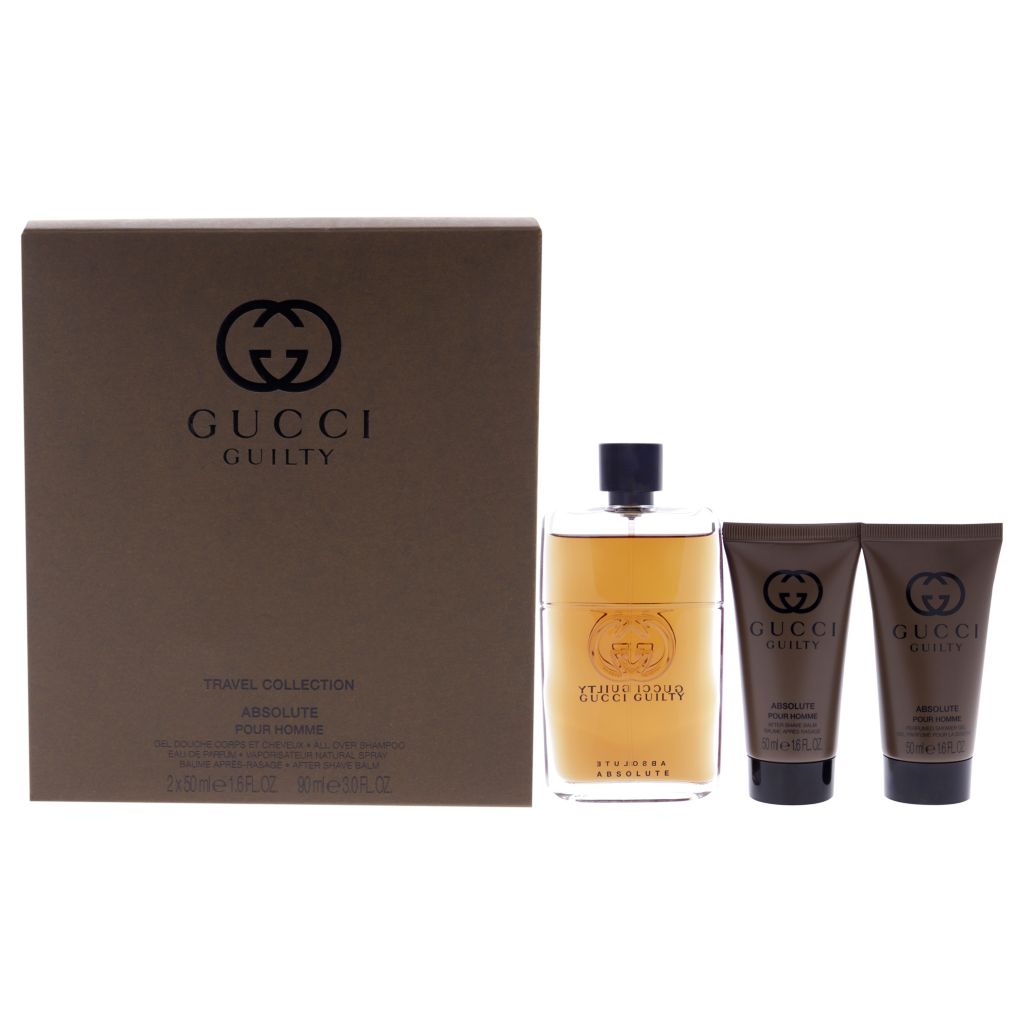 gucci guilty 3 piece set