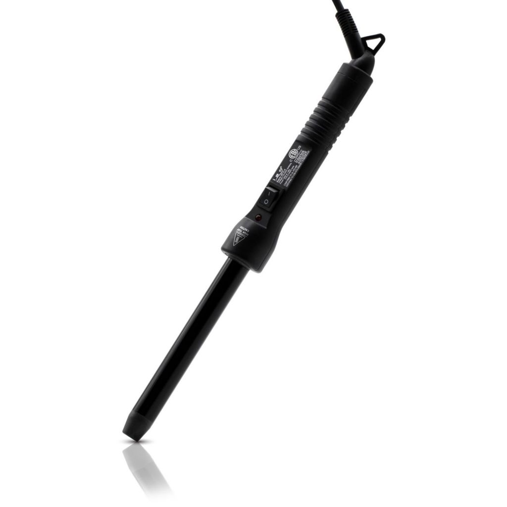ISO Beauty The Twister 19mm Ceramic Pro Curling Wand w Cool Tip on sale at shophq 323 336