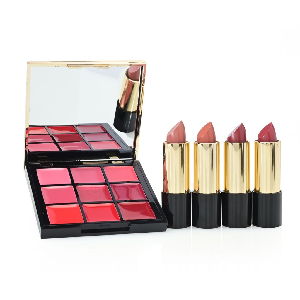 Ready to Wear Set of 4 Luxury Collagen Lipsticks w/ Bonus Lipwear Kit