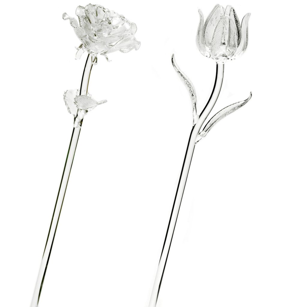 Waterford Crystal Fleurology Flower Pair Shophq