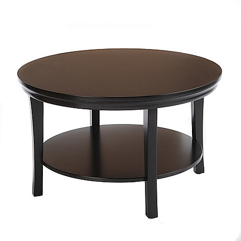 Bay S Collection Lower Shelf 30, 30 Round Coffee Table
