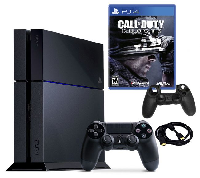 PS4 500GB Gaming System Bundle w/ Call of Duty: Ghosts Game & Accessories  on sale at shophq.com - 443-194