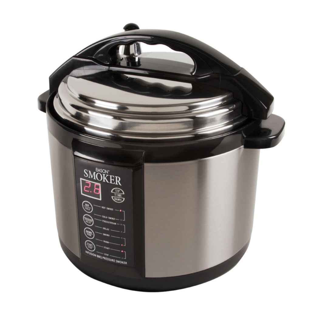 Emson 5-Qt. Electric Indoor Pressure Cooker Smoker