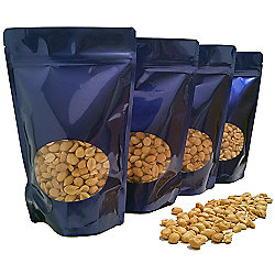 Waggoner Chocolates Premium 4-Pack (3lbs) Roasted Peanuts in Resealable Gift Bags