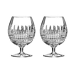 Waterford Crystal Lismore Set of 2 Brandy Glasses