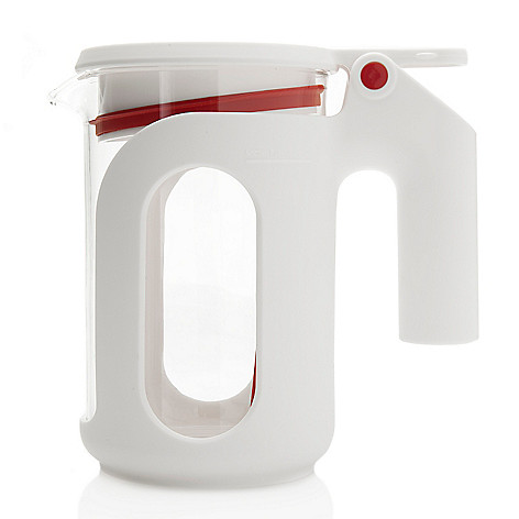 Progressive Prep Solutions 25 oz Microwaveable Whistling Glass Tea Kettle  on sale at shophq.com - 461-799