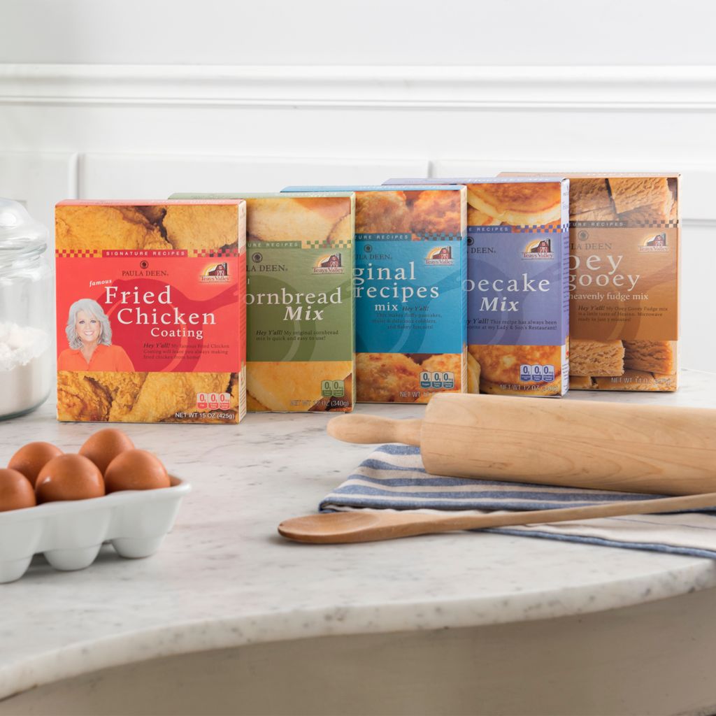 Paula Deen Set Of Five Cook Bake And Fry Signature Mixes Shophq