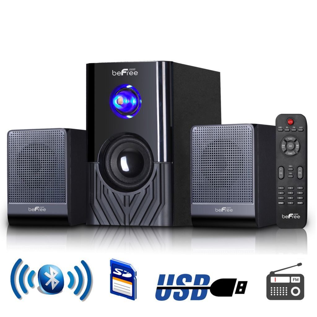 2.1 bookshelf speaker system